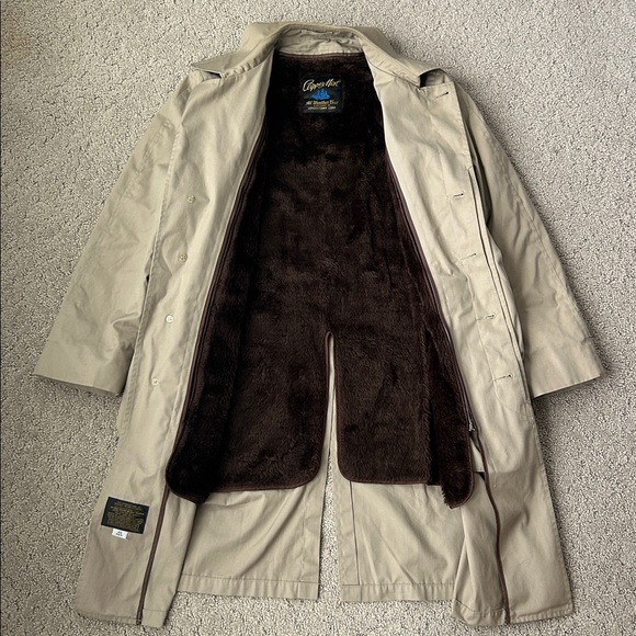 Vintage Clipper Mist Trench Coat All Weather Jacket by LondonTown Tan Men’s 42R - Picture 3 of 14